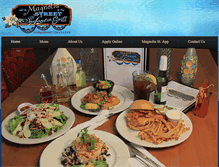 Tablet Screenshot of magnoliaseafood.com